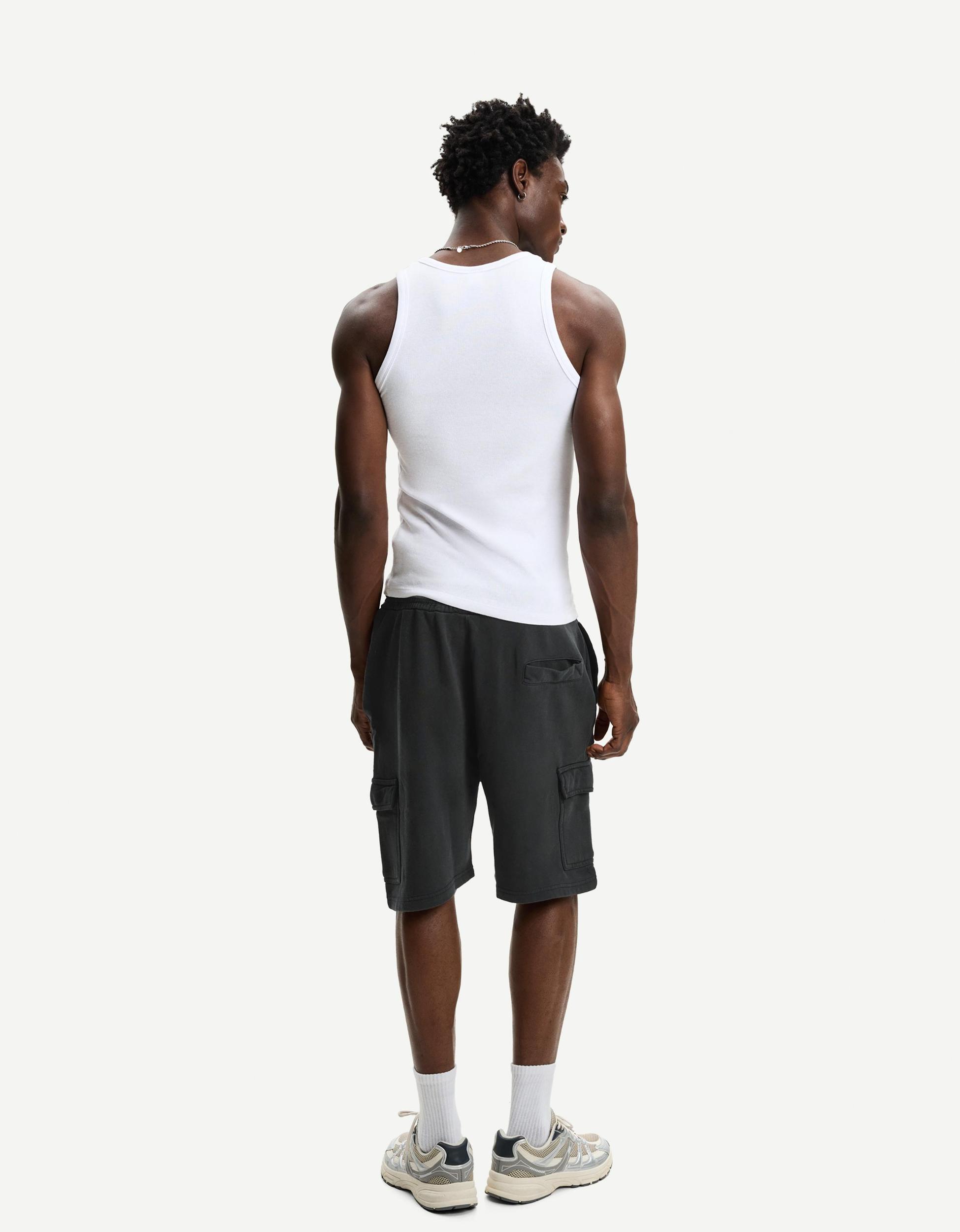 Plush cargo Bermuda shorts Product Image