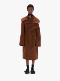 WRAP COAT in brown | JW Anderson US  Product Image