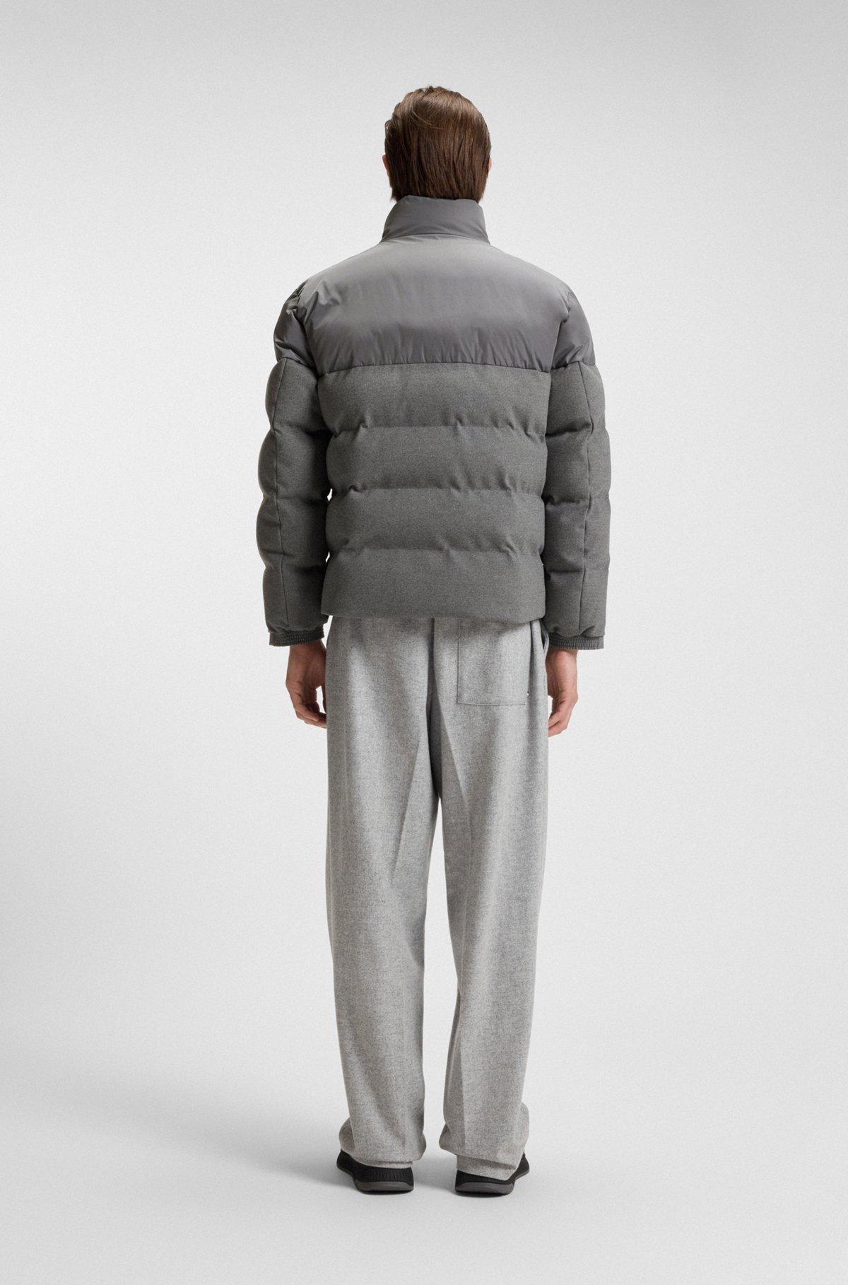 Waterproof jacket in brushed flannel Product Image