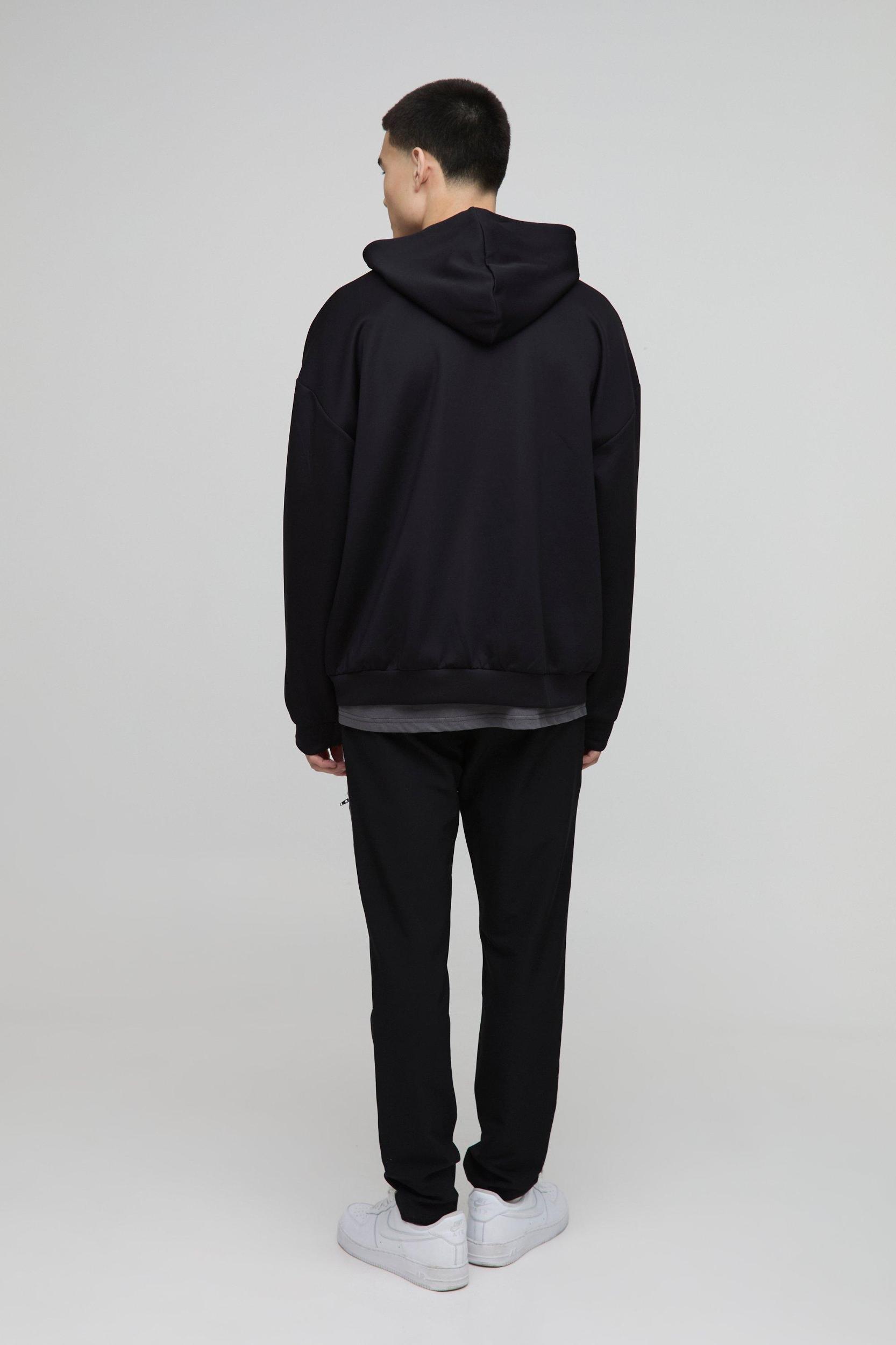 Elasticated Waist Slim Fit Technical Stretch Cargo Pants | boohooMAN USA Product Image