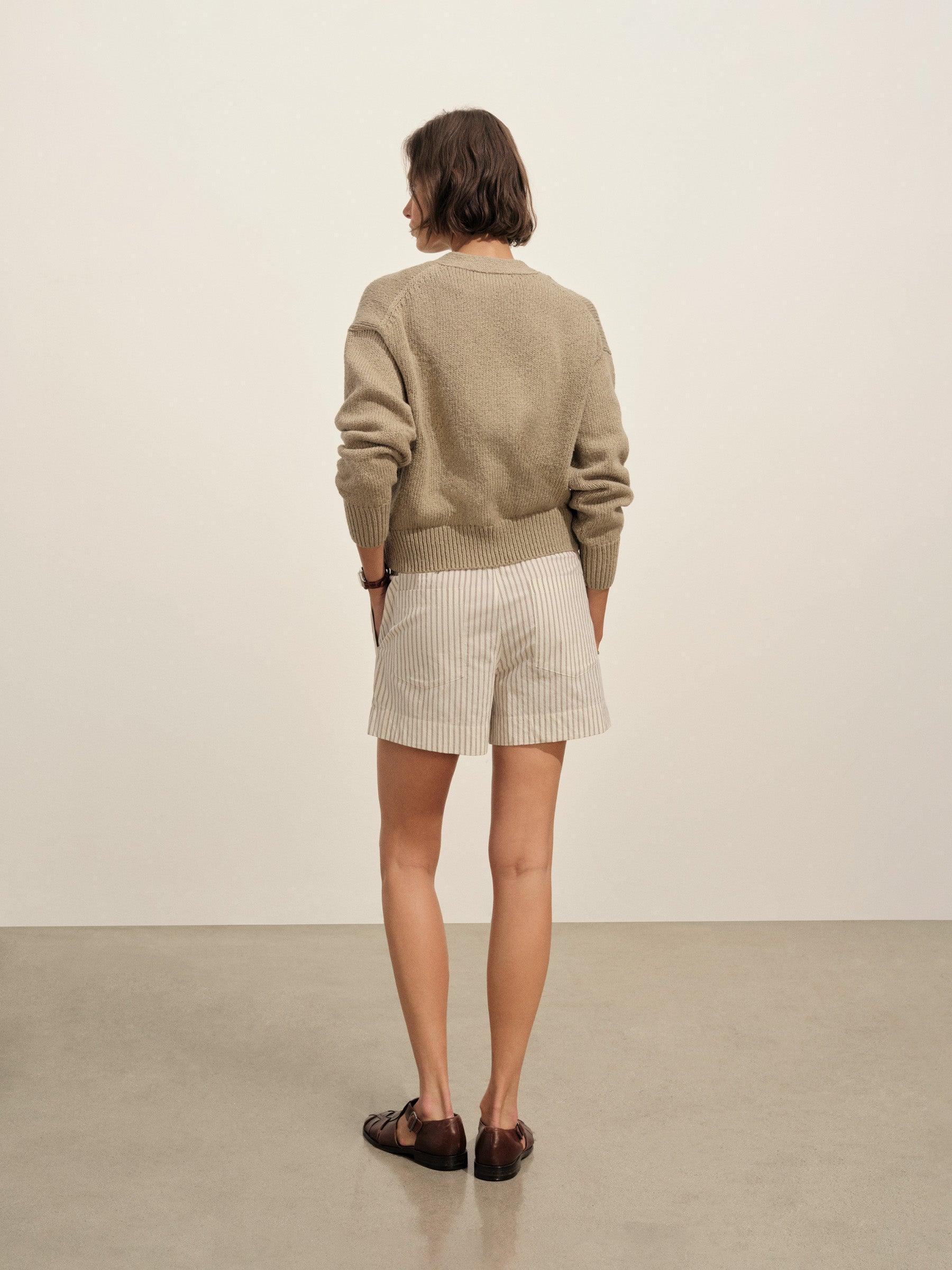 Chamomile/Brown Stripe Mainstay Boxer Short Product Image