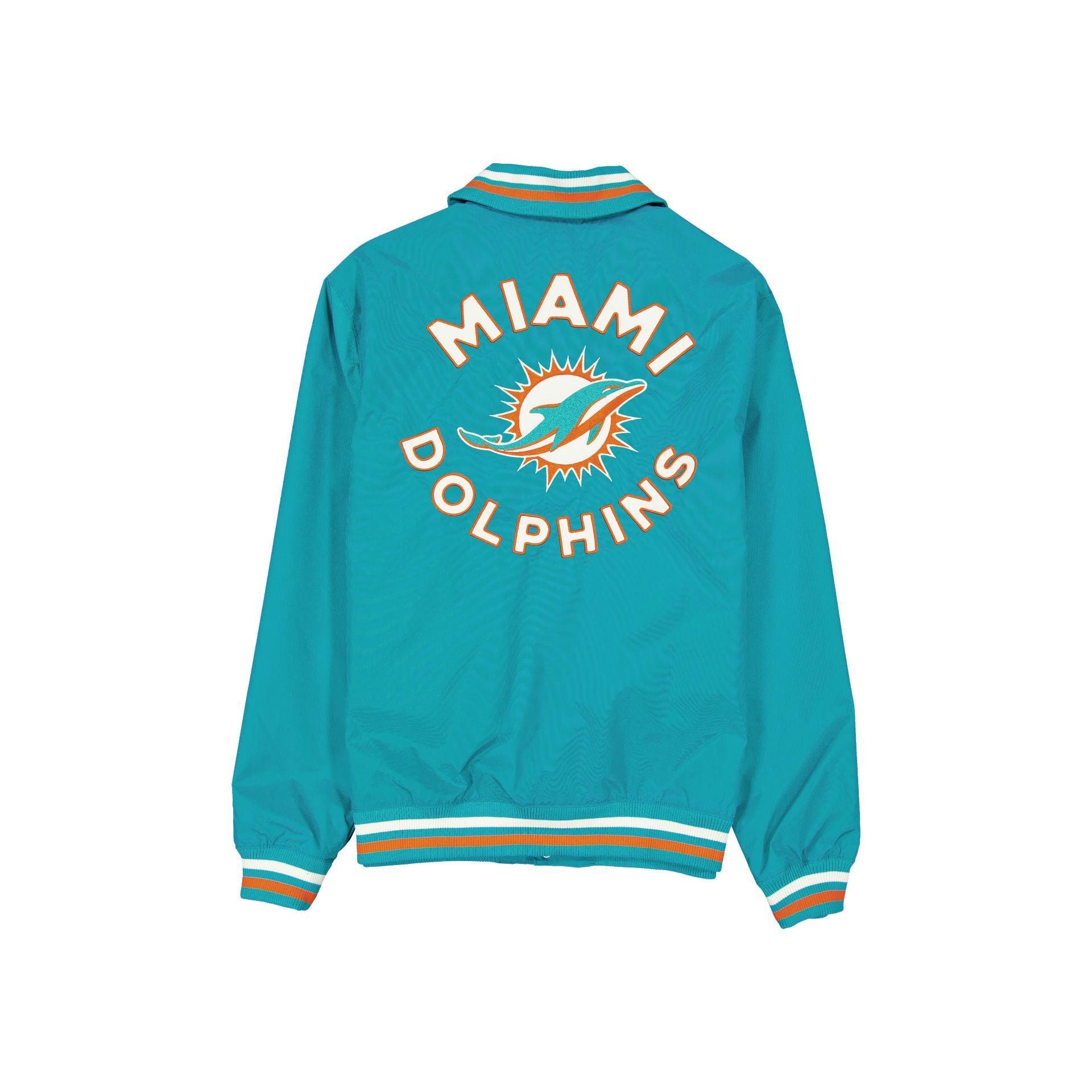 Miami Dolphins Throwback Jacket Male Product Image