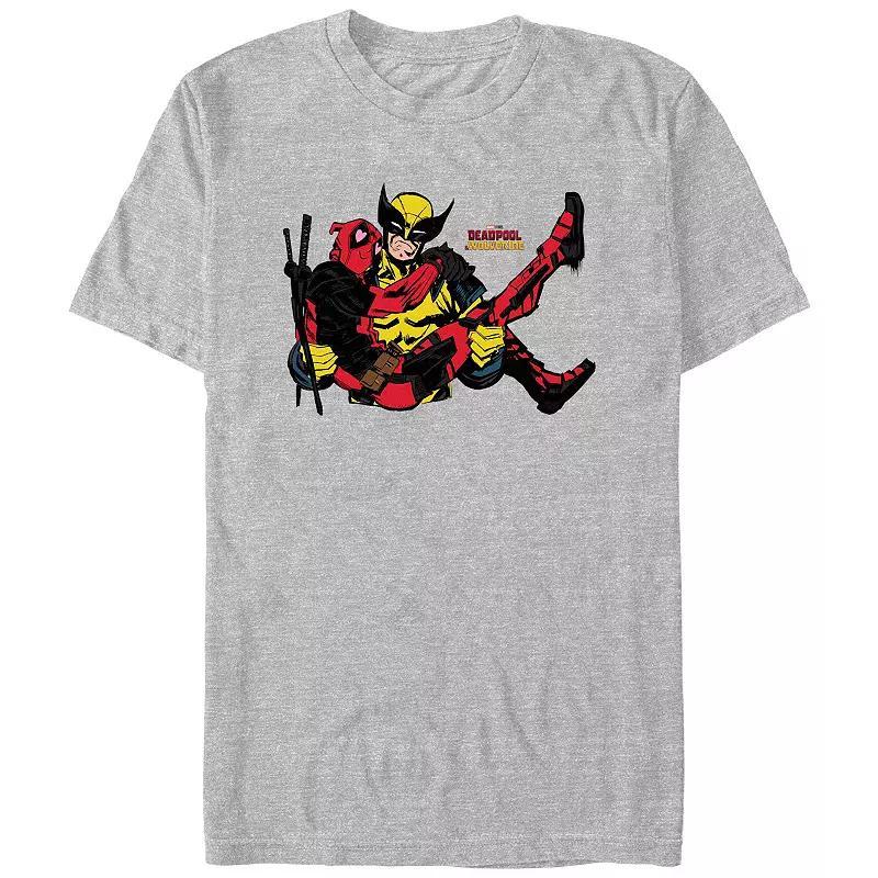 Men's Marvel Deadpool And Wolverine Rescuing Deadpool Graphic Tee,  Product Image