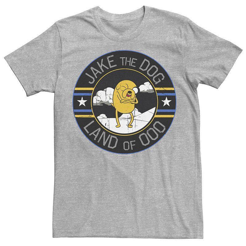 Men's Cartoon Network Adventure Time Jake The Dog Land Of Ooo Tee, Size: Large, Blue Heat Product Image