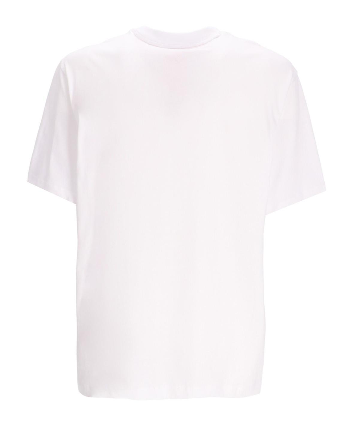 HUGO BOSS Logo-print Cotton T-shirt In White Product Image