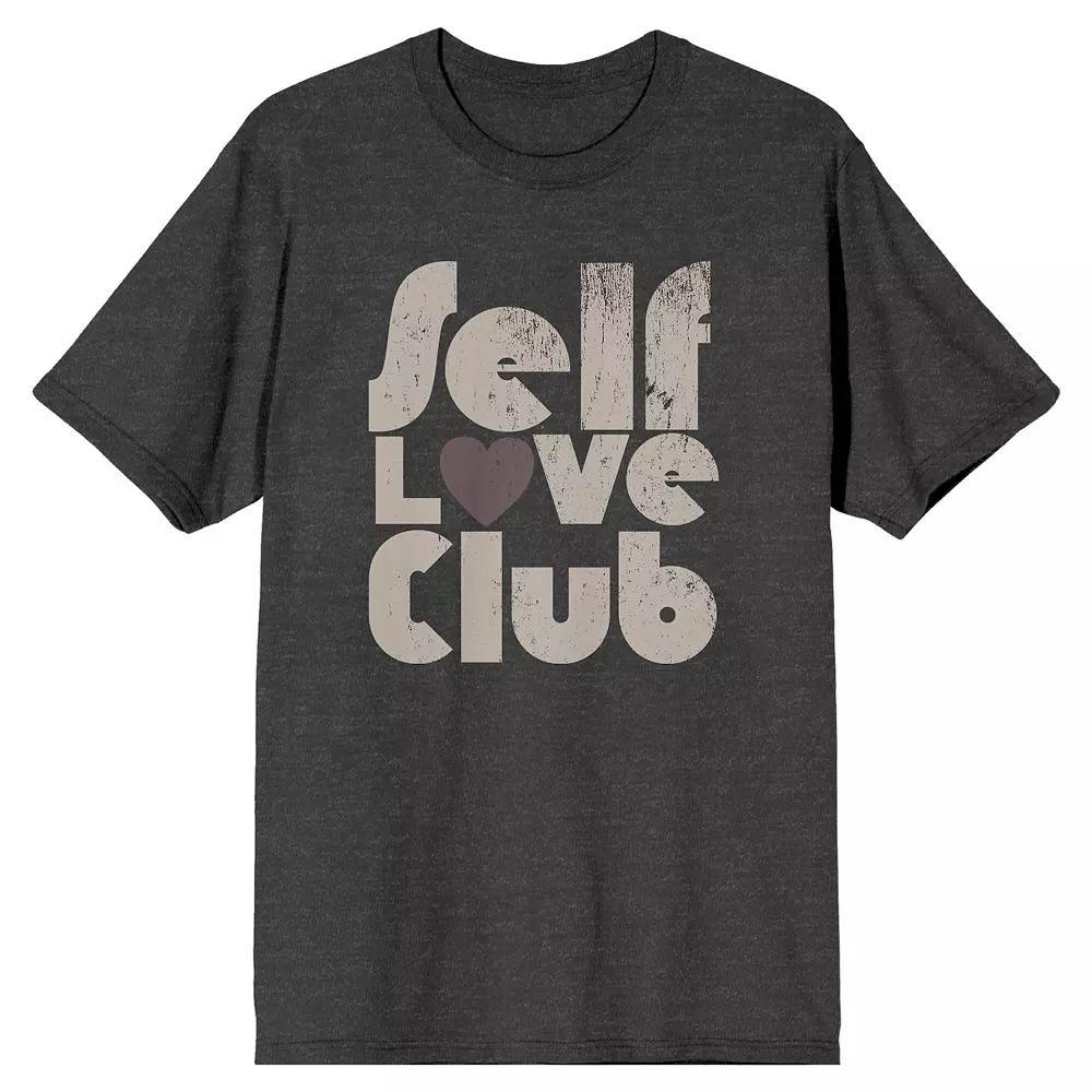 Men's Self Love Club Graphic Tee, Size: XL, Gray Product Image