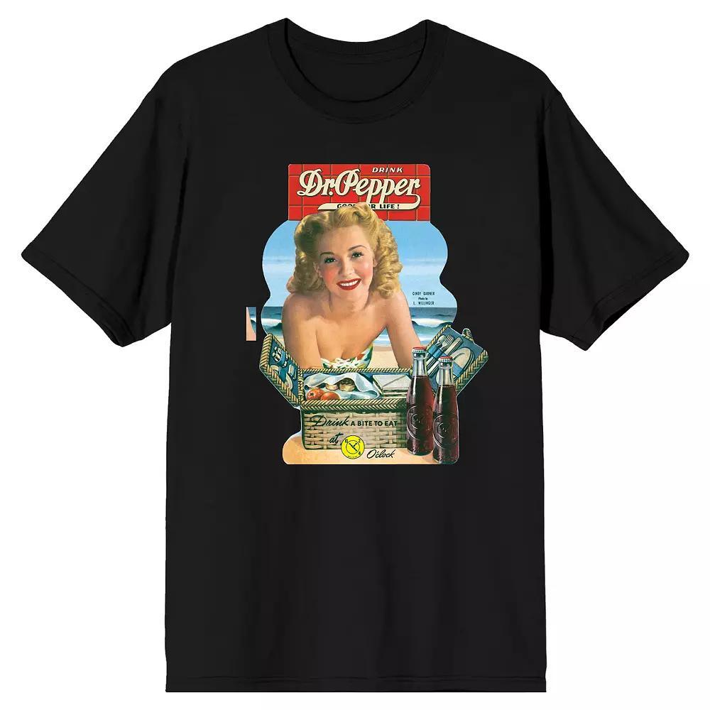 Men's Dr. Pepper Vintage Graphic Tee,  Product Image