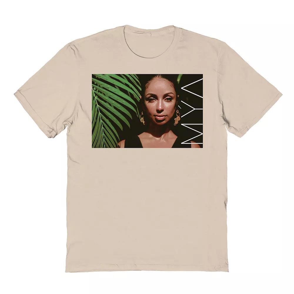 Mens Leaf Graphic Tee Brown Product Image