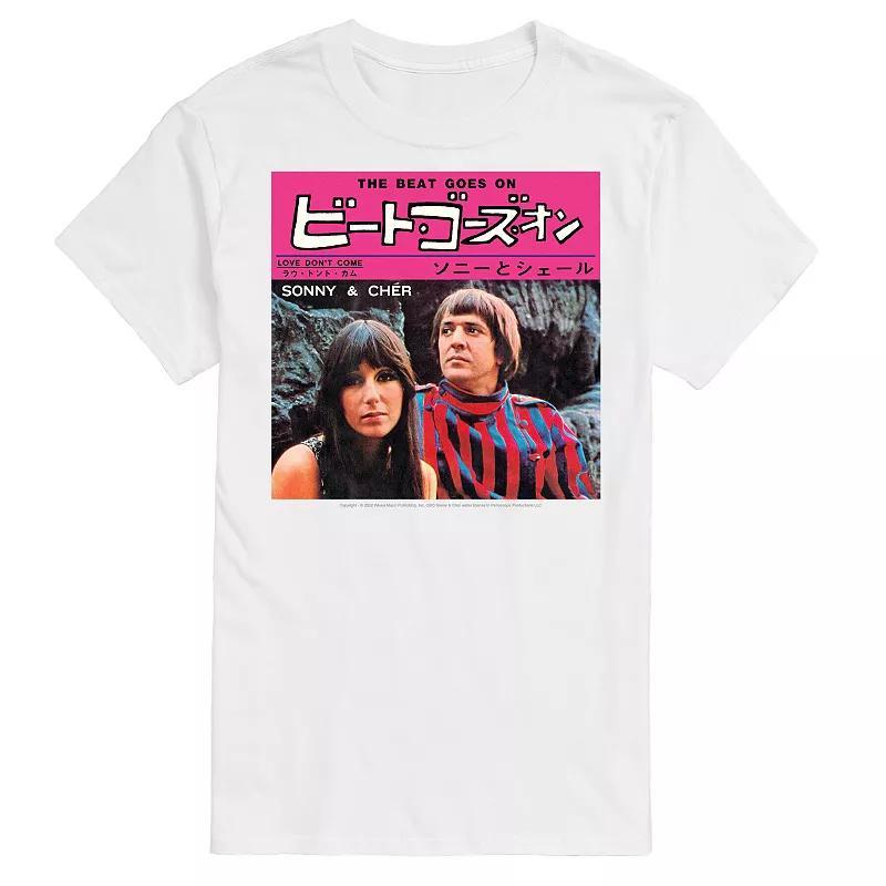 Big & Tall Sonny And Cher Tee, Men's,  Product Image