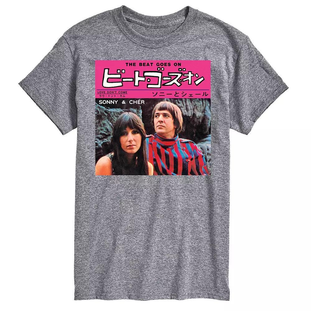 Big & Tall Sonny And Cher Tee, Men's,  Product Image