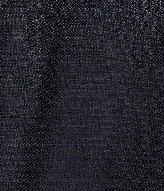 Hickey Freeman Classic Fit Pleated Mini Check Pattern 2-Piece Suit Product Image