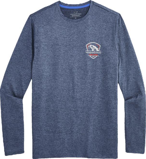 Inshore Badge Long-Sleeve Harbor Performance Tee Product Image