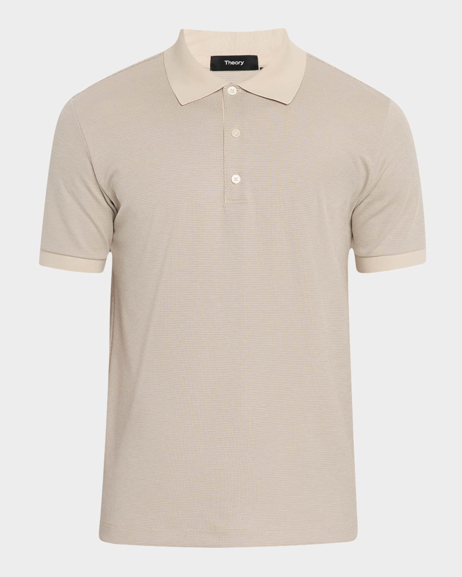 Men's Geometric Jacquard Polo Shirt Product Image
