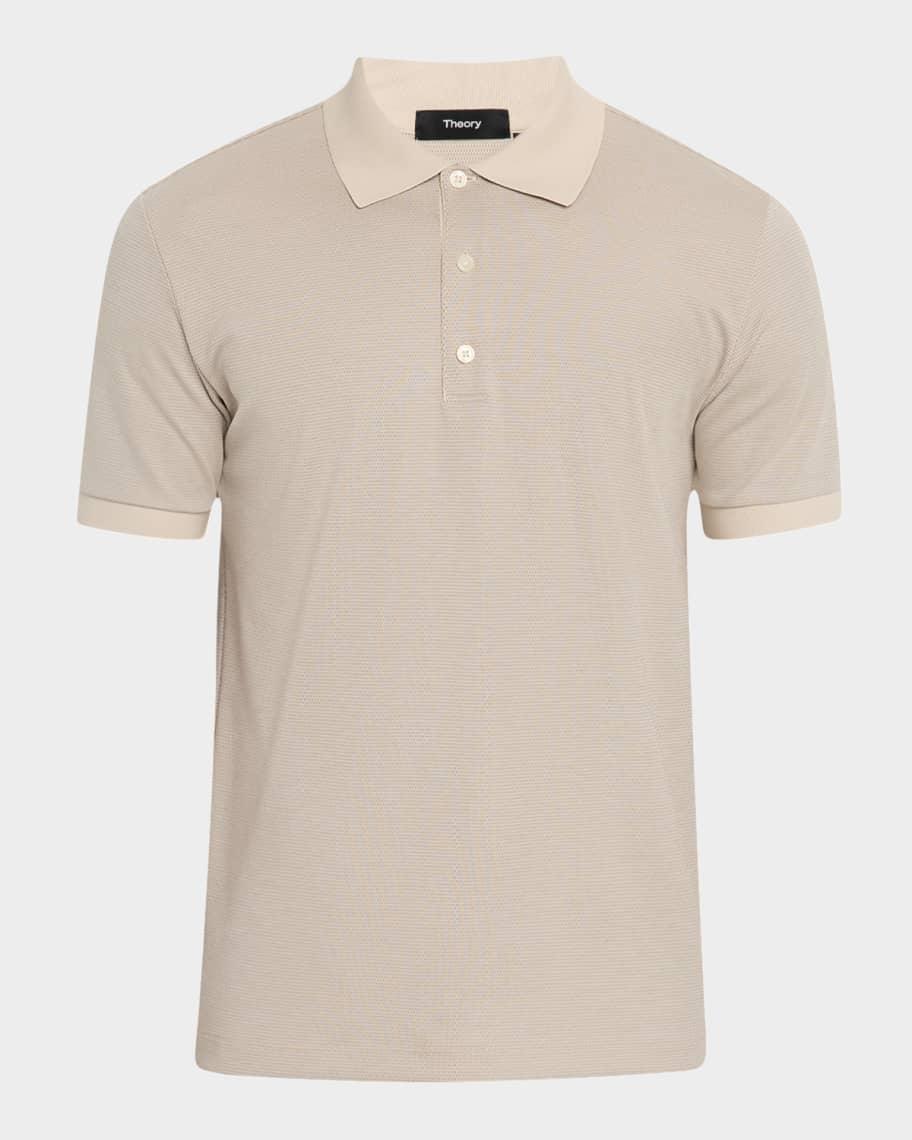 Men's Geometric Jacquard Polo Shirt Product Image