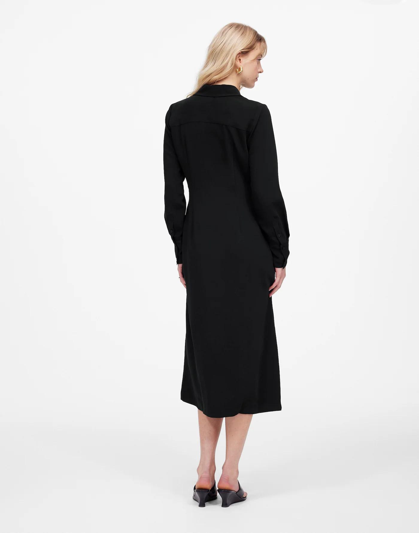 Button-Up Midi Shirtdress Product Image