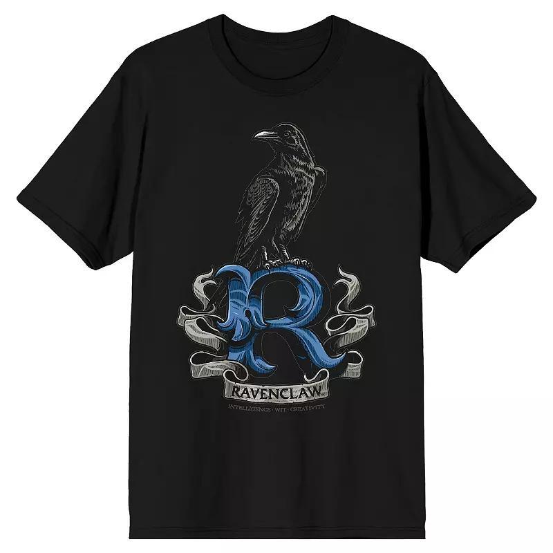Men's Harry Potter Ravenclaw Raven Tee, Size: Large, Black Product Image