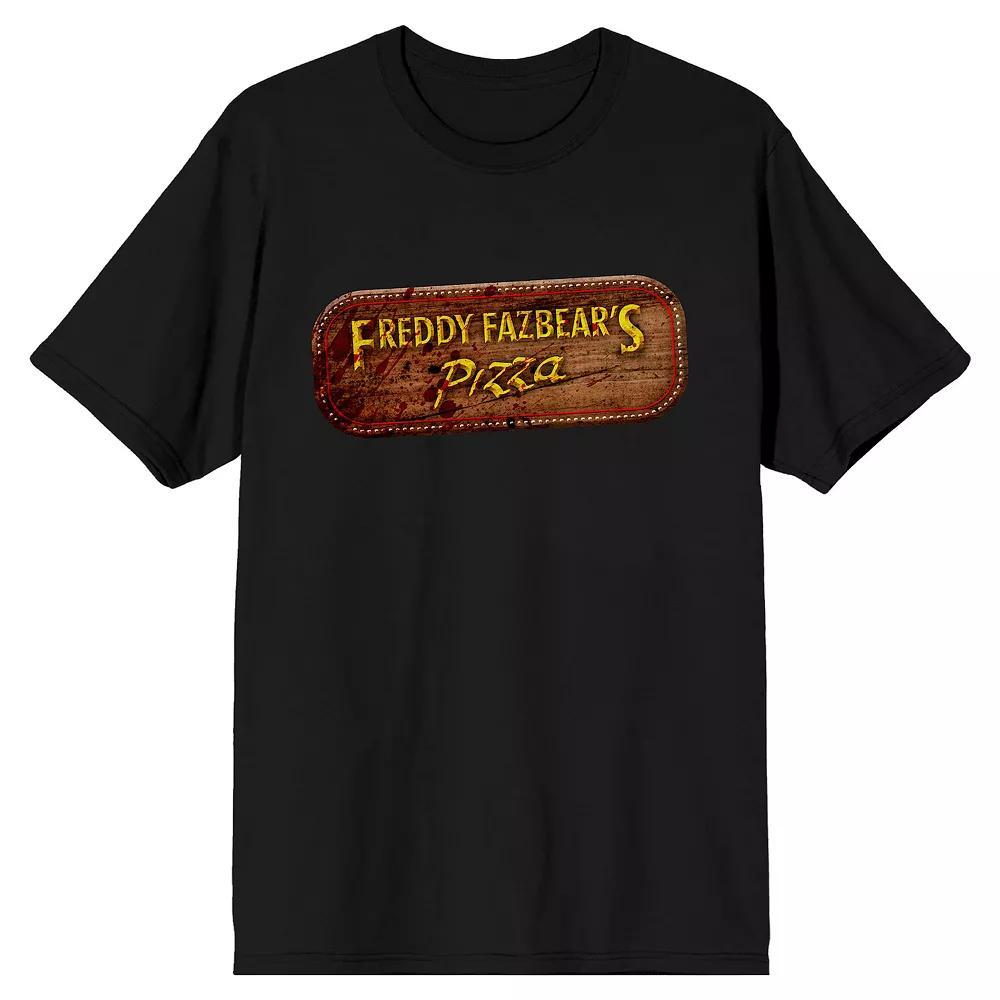 Men's Five Nights At Freddy's Fazbear's Pizza Sign Graphic Tee,  Product Image