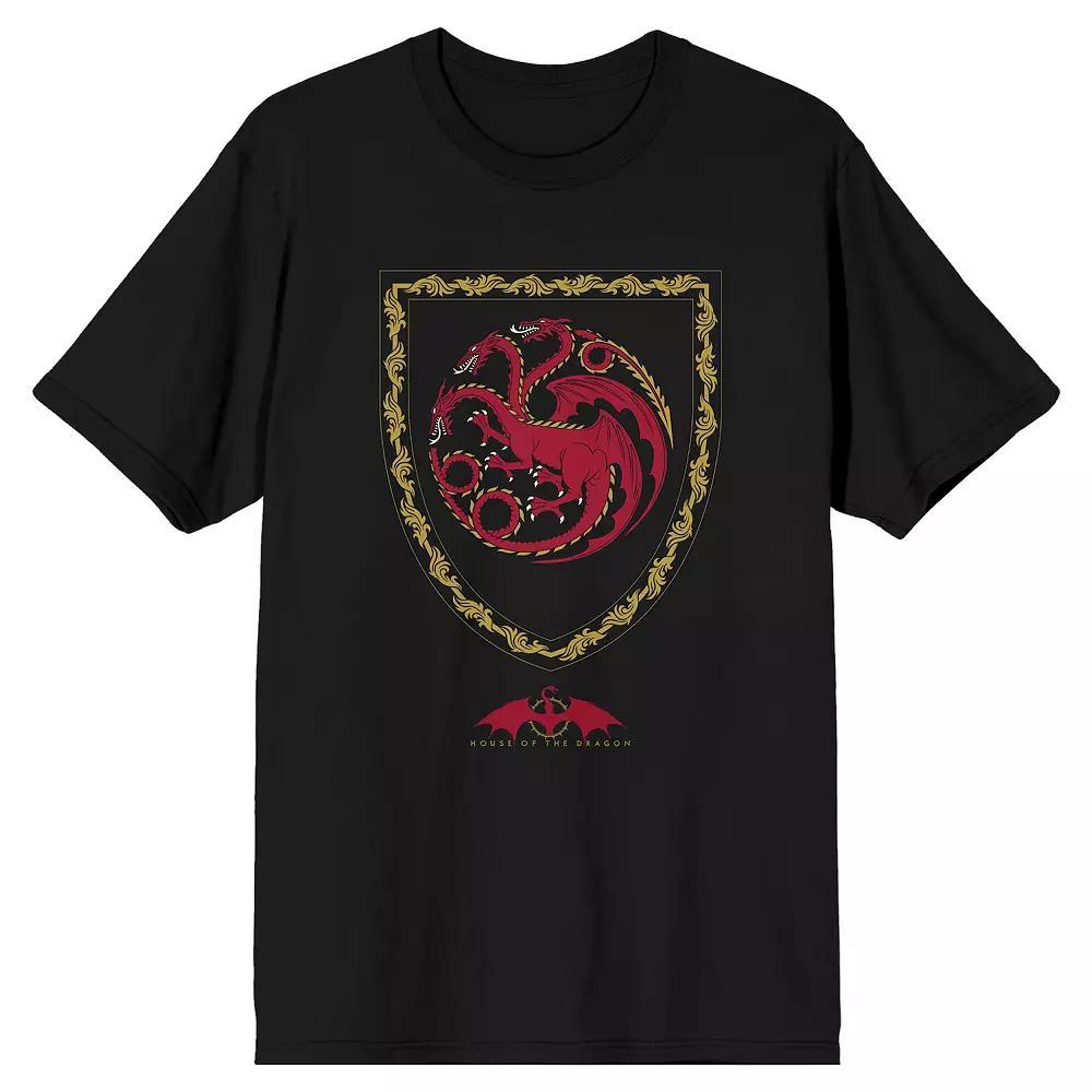 Men's House Of The Dragon Tee, Size: Medium, Black Product Image