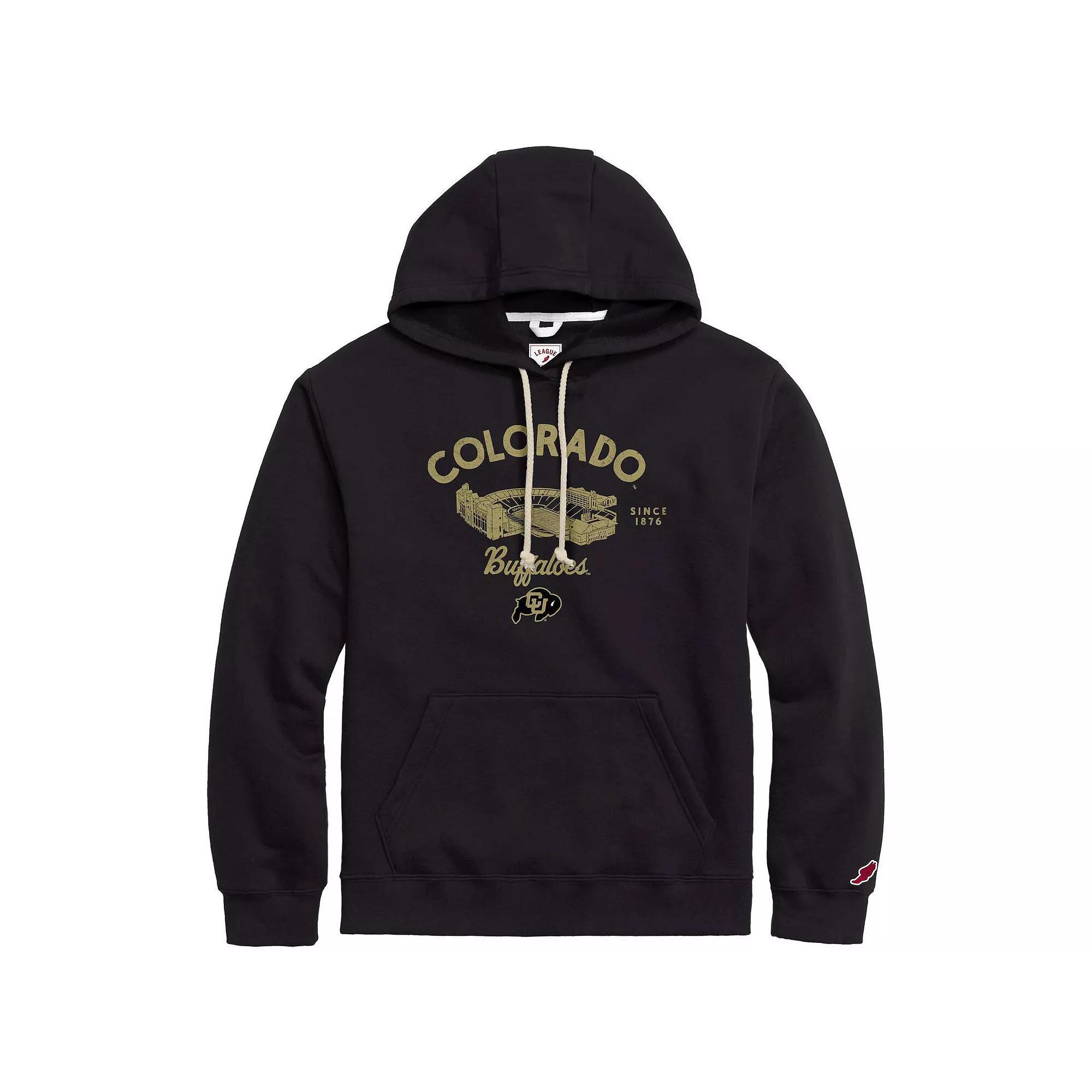 Men's League Collegiate Wear Black Colorado Buffaloes Stadium Essential Pullover Hoodie,  Product Image