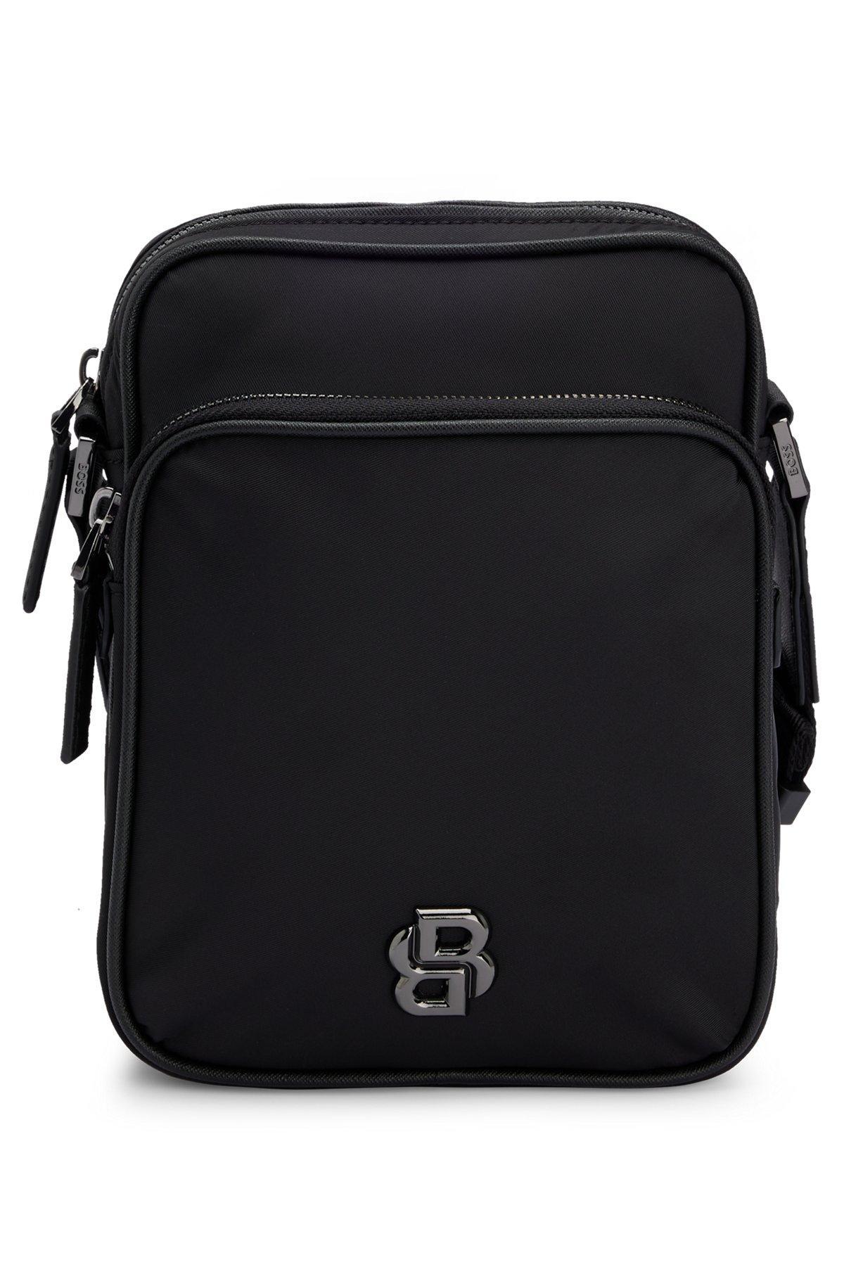 Twill reporter bag with Double B monogram Product Image