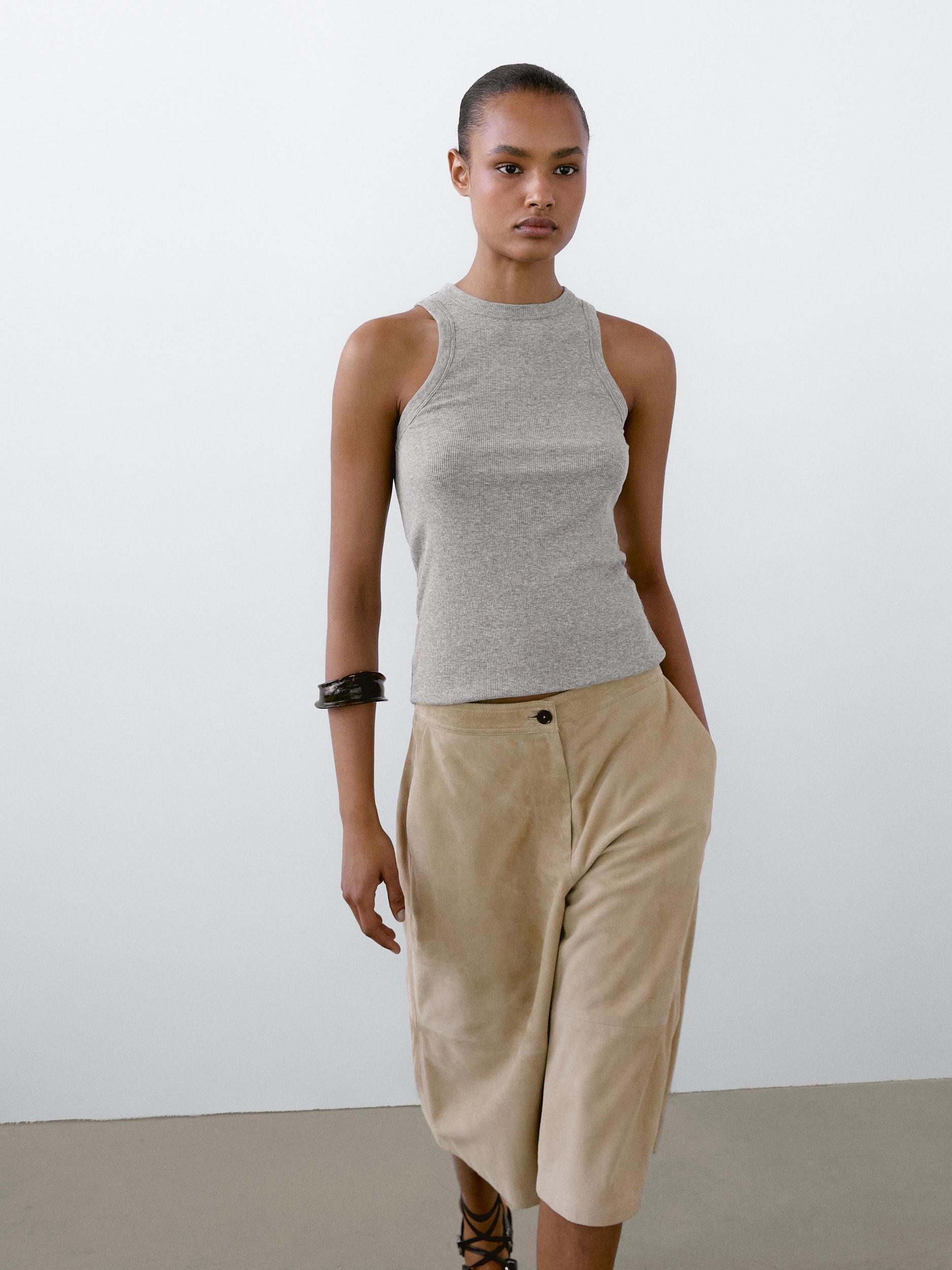 100% cotton halter top Product Image