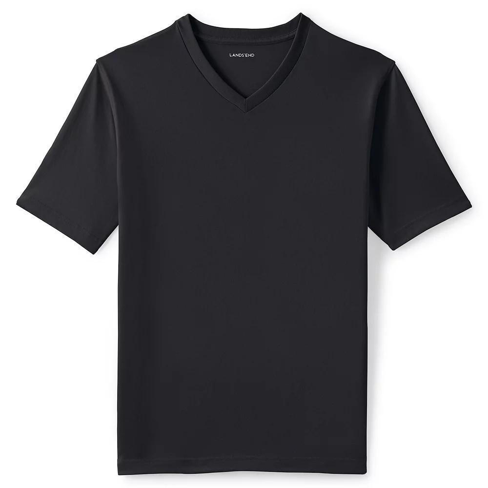 Men's Lands' End Super-T V-Neck Tee,  Product Image