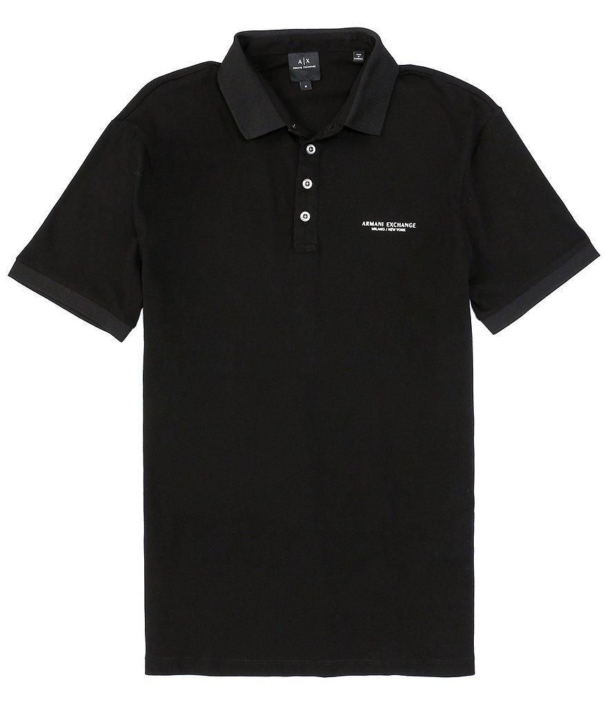 Armani Exchange Core Milan Short Sleeve Polo Shirt Product Image