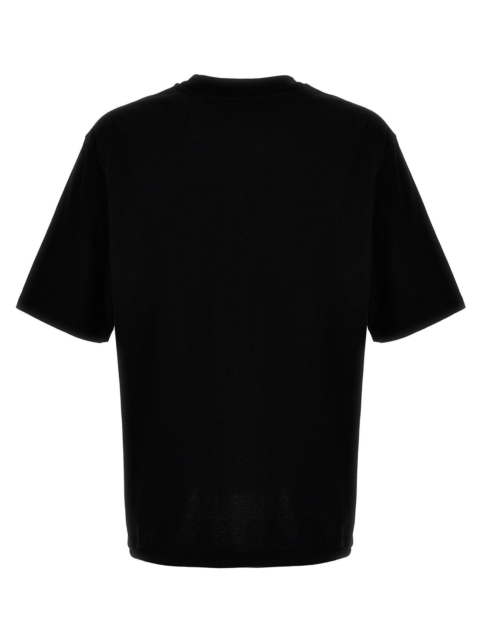 DSQUARED2 Mens Black Brand-print Crewneck Regular-fit Cotton-jersey T-shirt Product Image