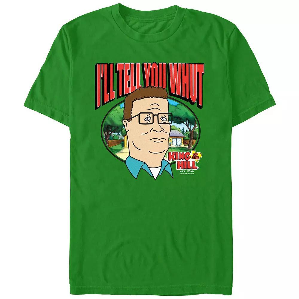 Men's King Of The Hill Hank I'll Tell You Whut Graphic Tee, Size: XXL, Kelly Product Image