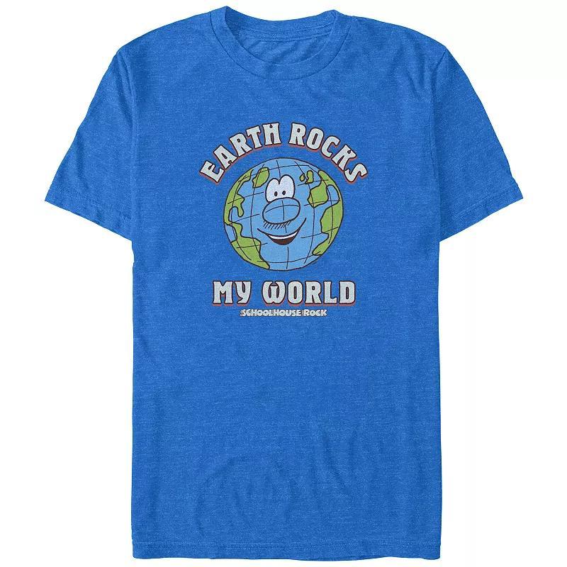 Big & Tall Schoolhouse Rock! Earth Rock My World Graphic Tee, Men's,  Product Image