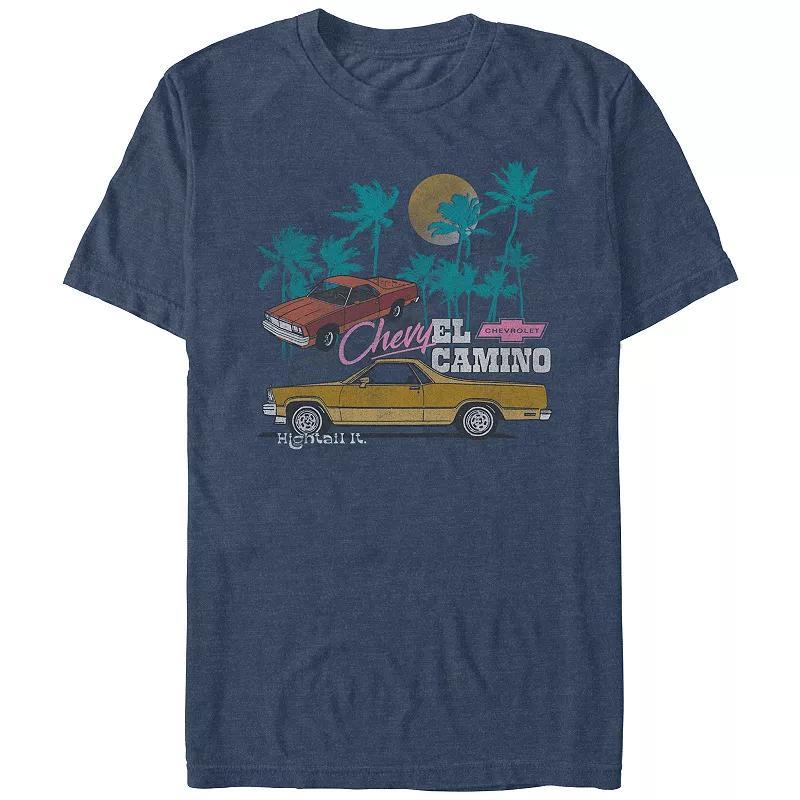 Men's Chevy El Camino Graphic Tee, Size: Medium, Navy Grey Product Image