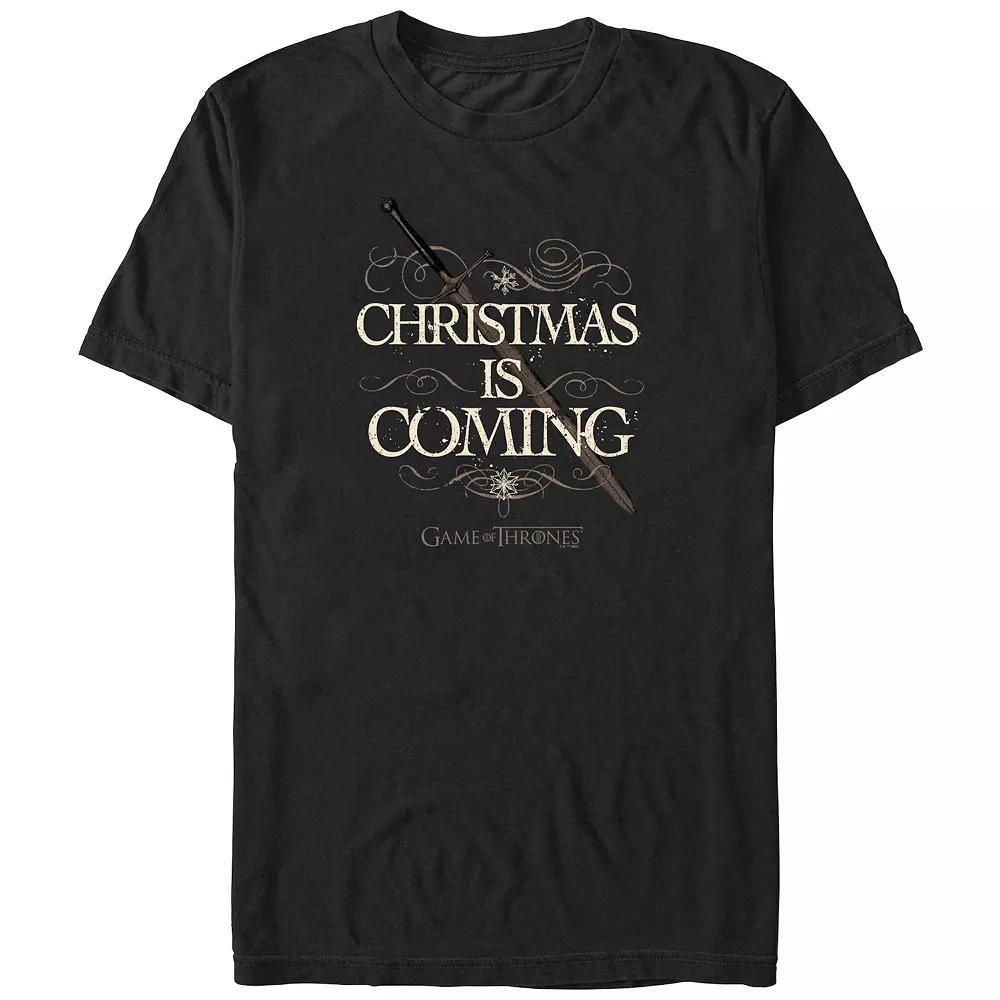 Big & Tall Game Of Thrones Christmas Is Coming Graphic Tee, Men's,  Product Image