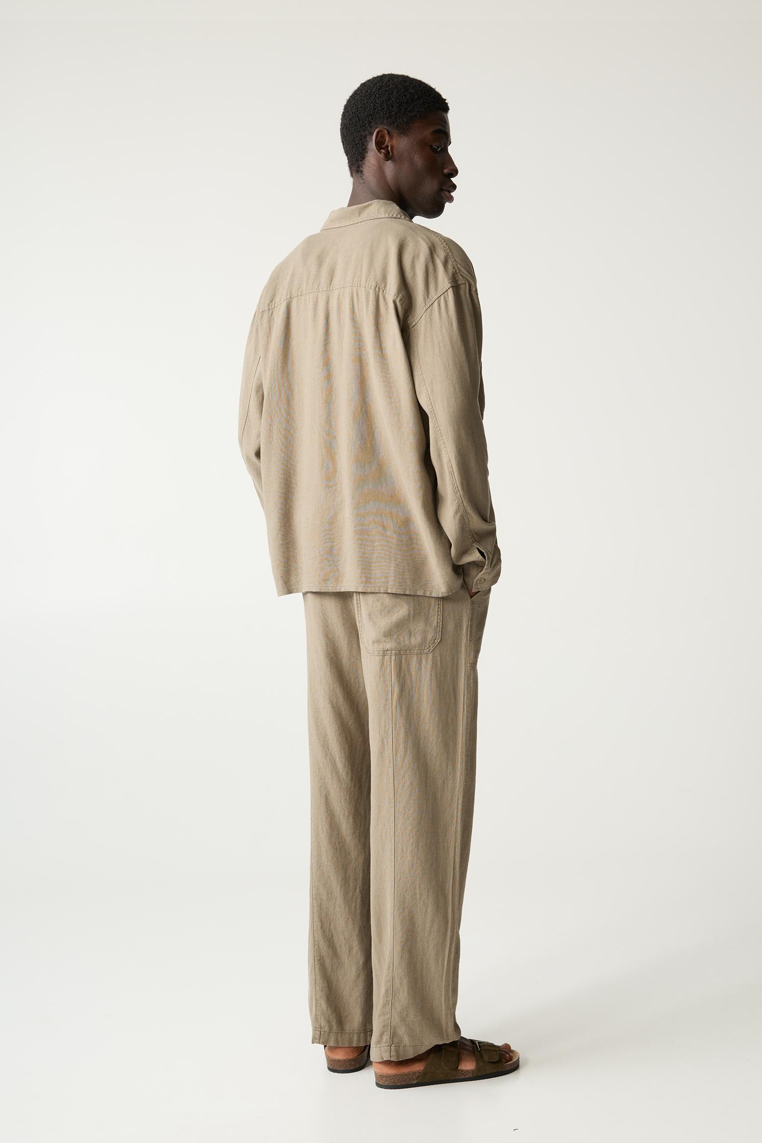 Linen blend sweatpants Product Image