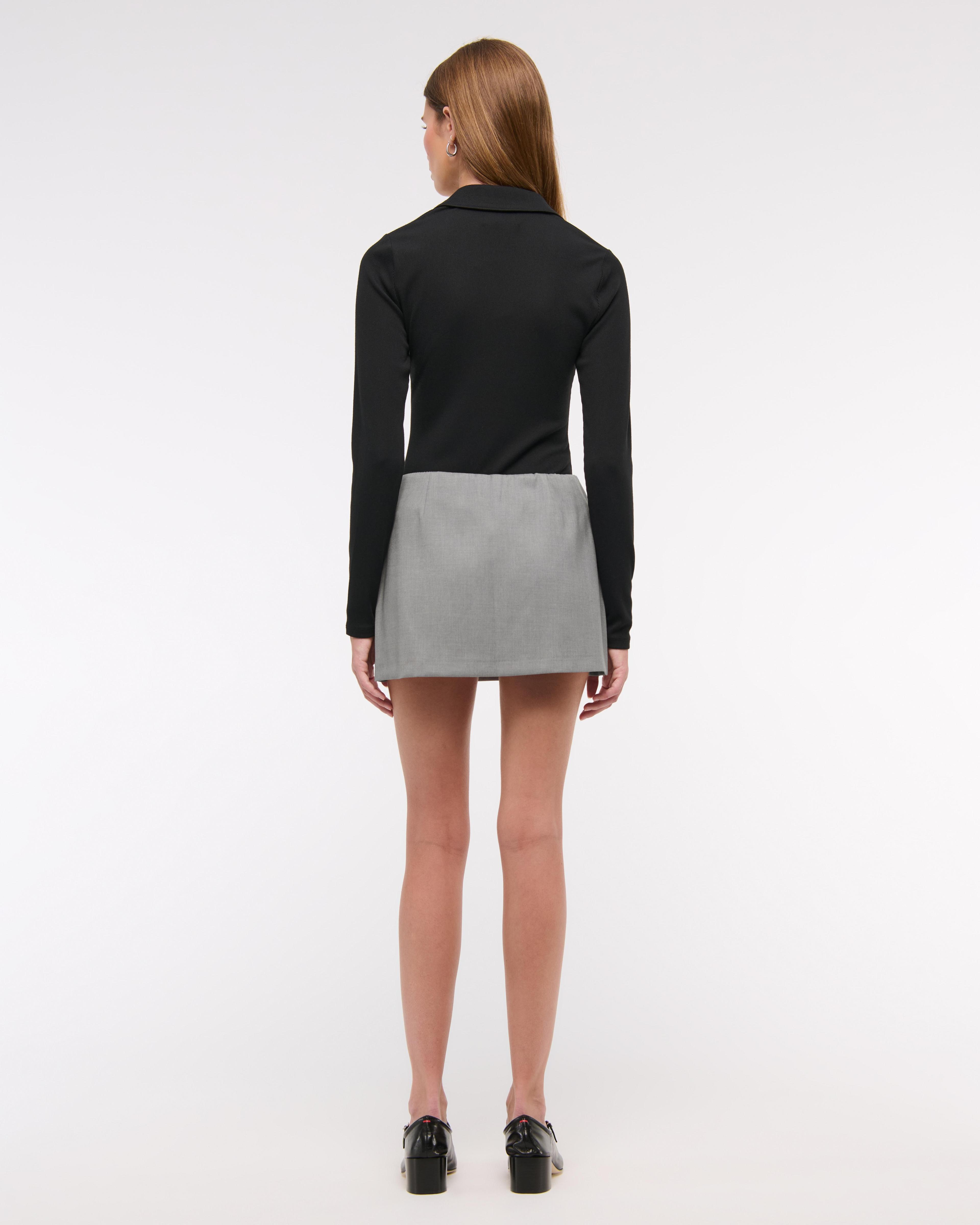 The A&F Scarlett Mid Rise Mini Skort Product Image