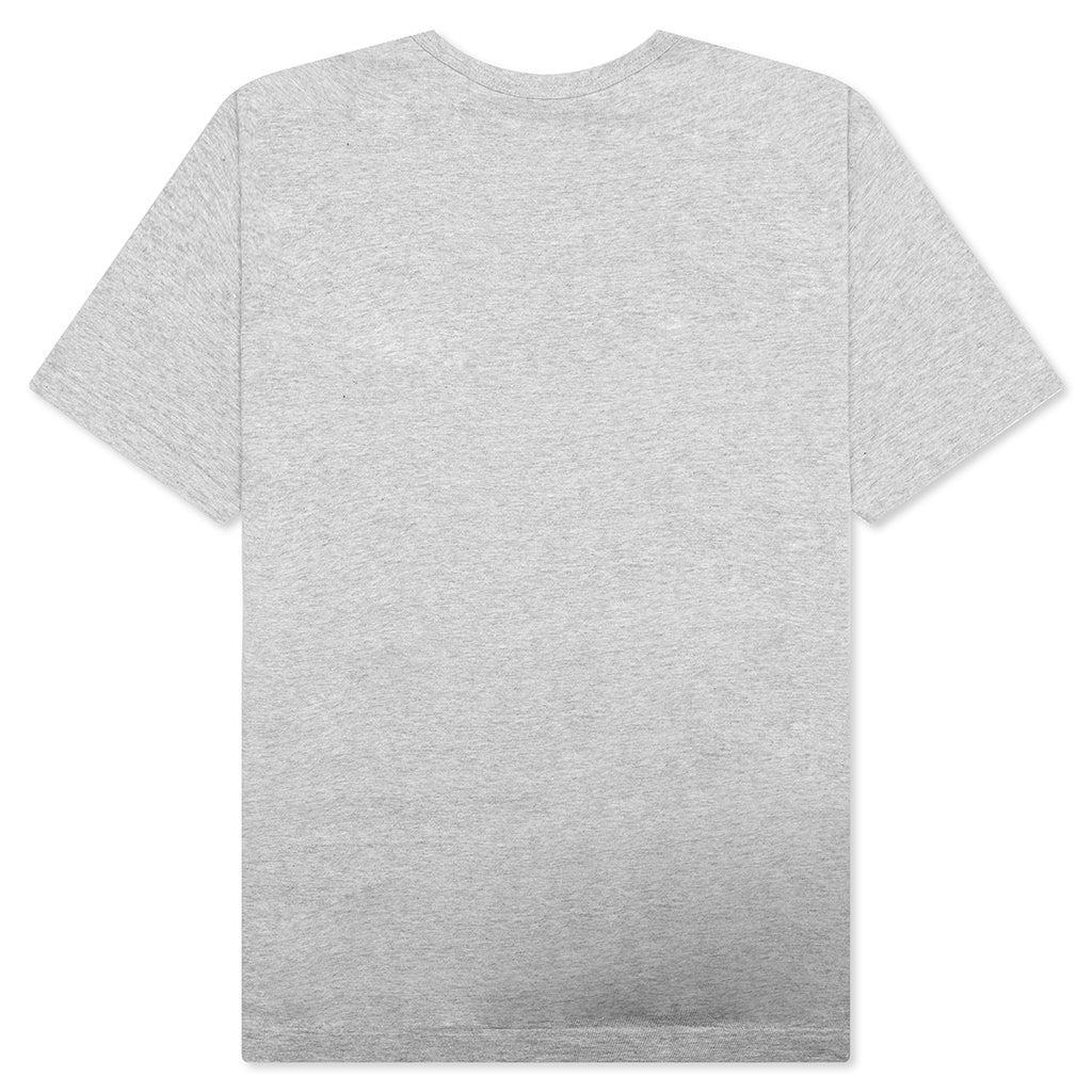 Multi Red Heart Logo Print T-Shirt - Grey Male Product Image