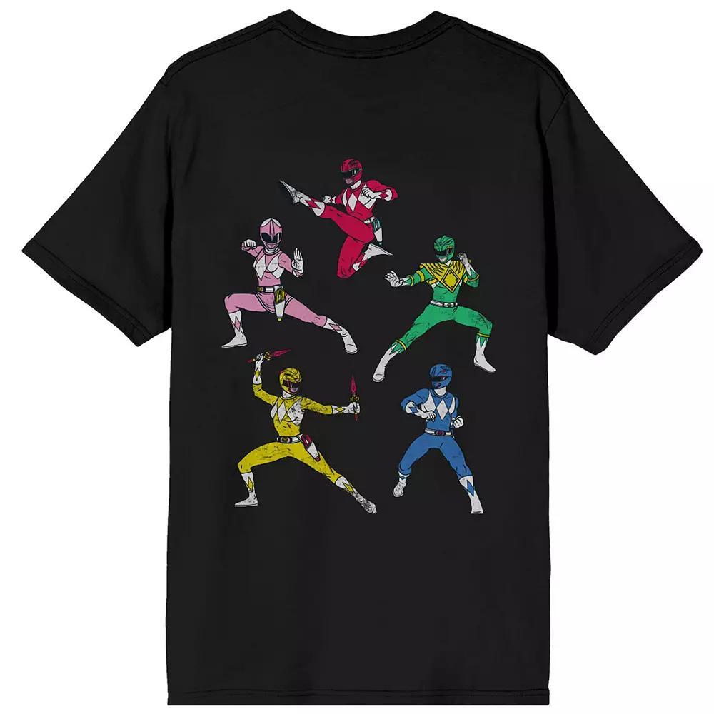 Men's Power Rangers Action Pose Graphic Tee,  Product Image