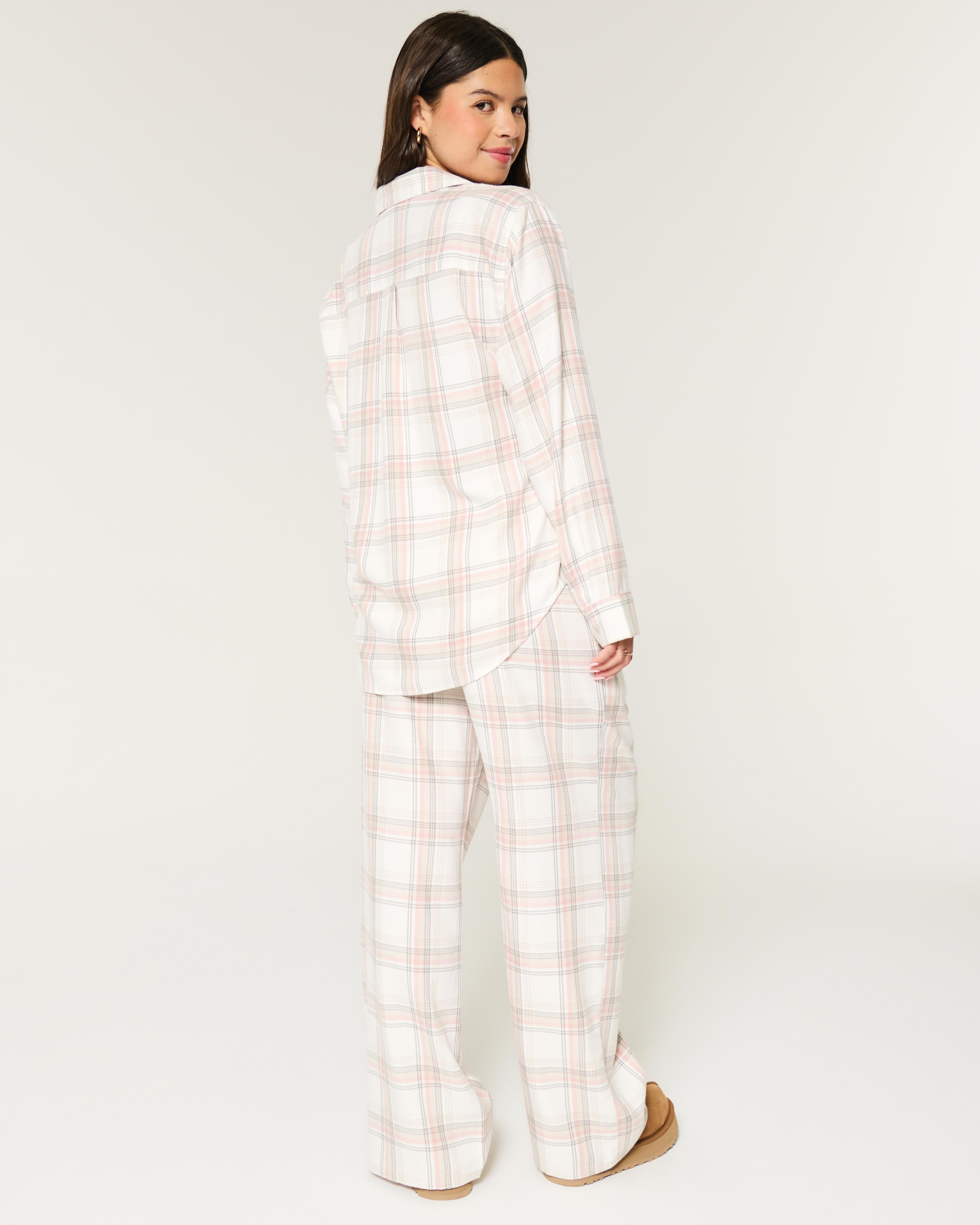 Long-Sleeve Pajama Shirt & Pants Set Product Image