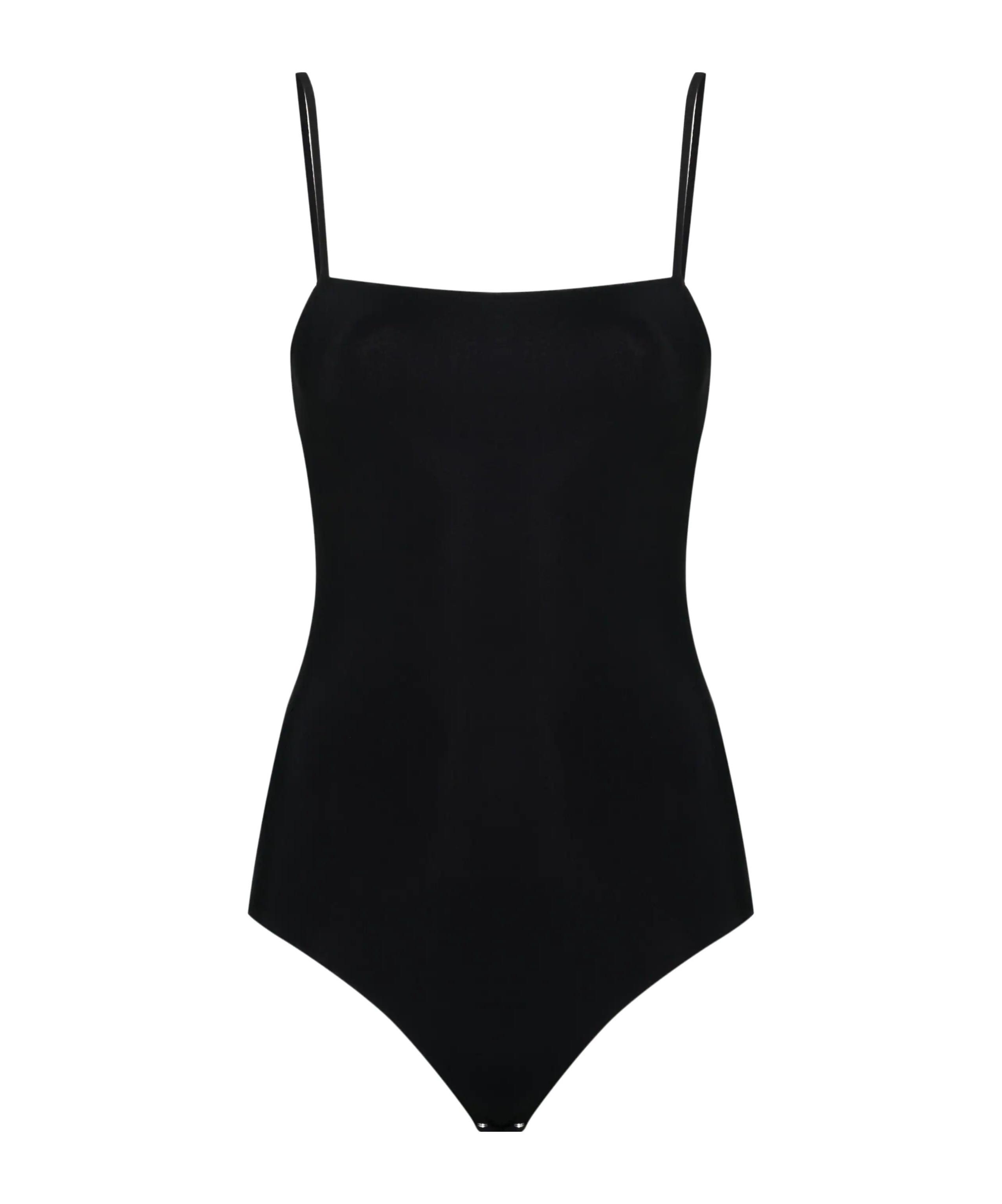 JIL SANDER Stretch-design Bodysuit In Black Product Image