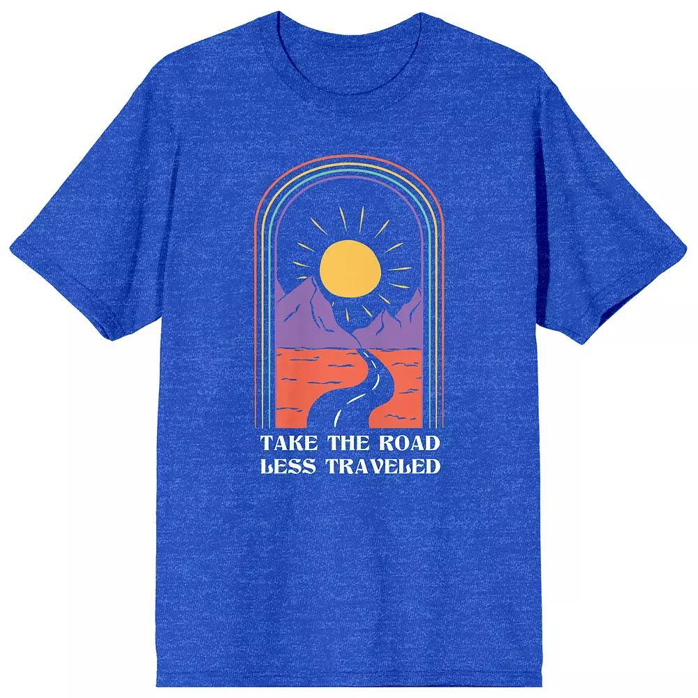 Men's Adventure Society Take Road Tee, Size: Large, Blue Product Image