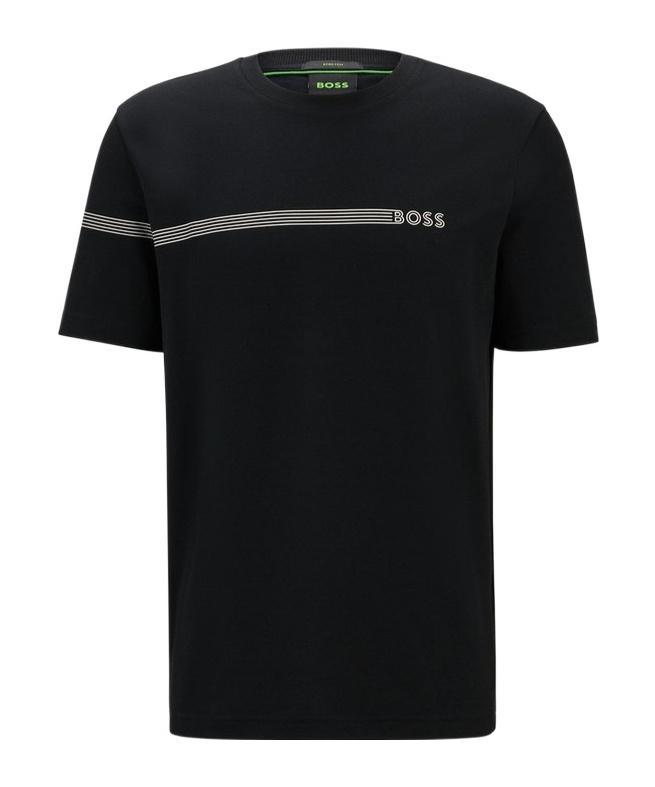 HUGO BOSS Logo-print T-shirt In Black Product Image