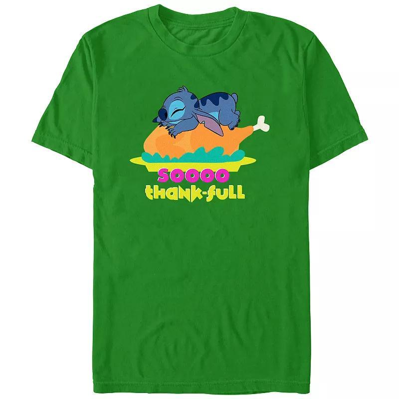 Disneys Lilo & Stitch So Thankful Mens Graphic Tee Product Image