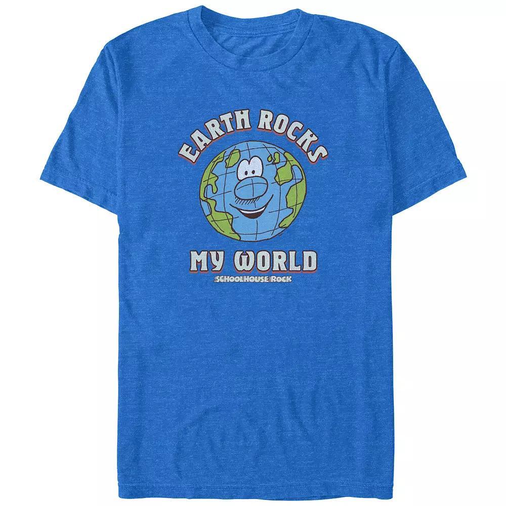 Big & Tall Schoolhouse Rock! Earth Rock My World Graphic Tee, Men's,  Product Image