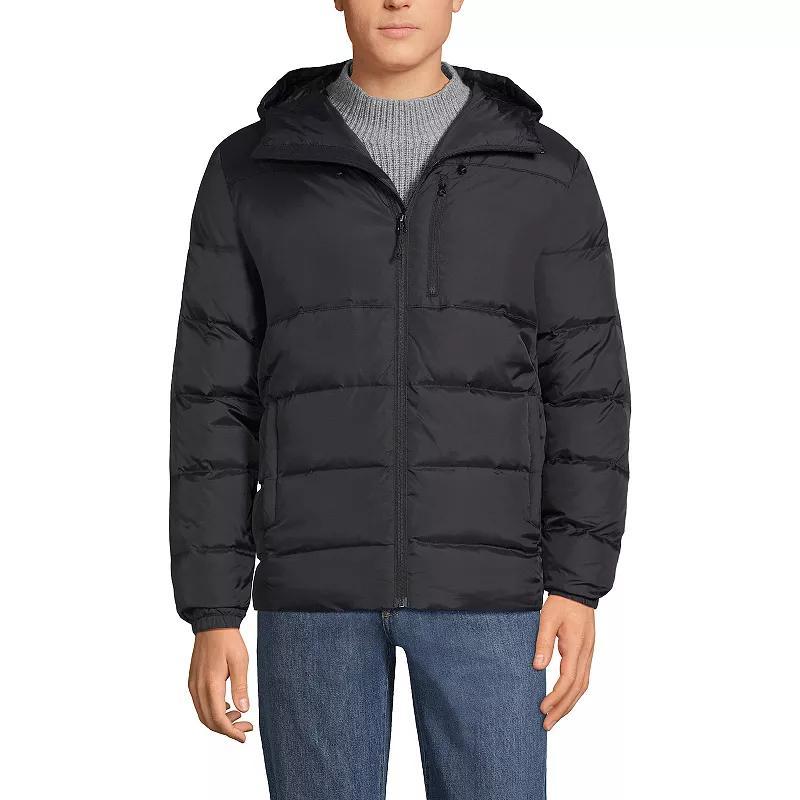 Mens Lands End Max 600 Down Puffer Hooded Jacket Product Image