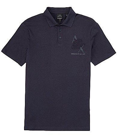 Armani Exchange AX Eagle Logo Polo Men's Clothing Product Image