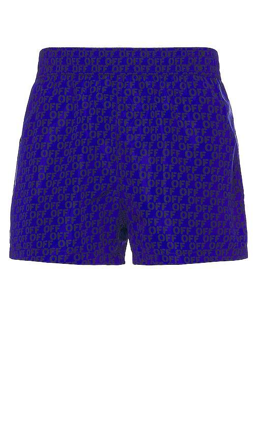 OFF-WHITE Swimshorts in Blue Product Image