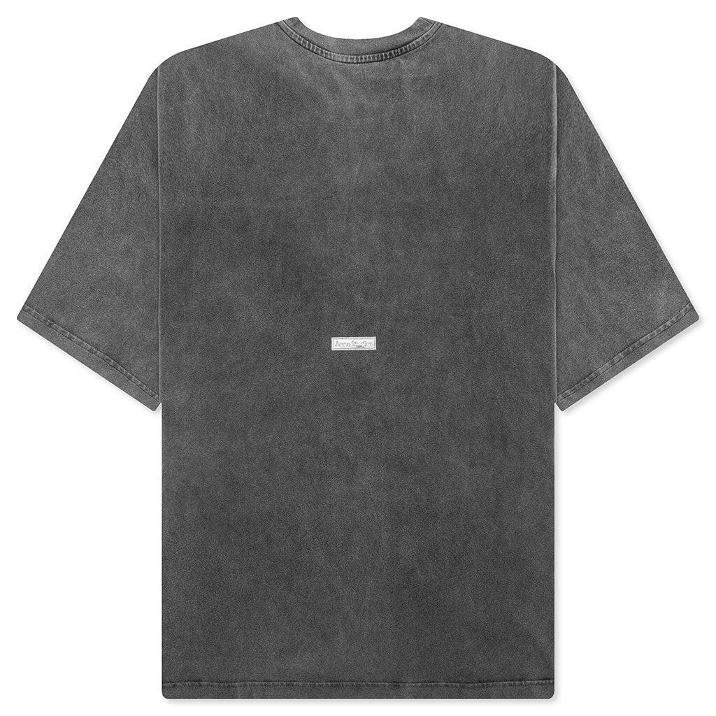 Garment Dyed Crew Neck T-Shirt Fn-Ux-Tshi000018 - Faded Black Male Product Image