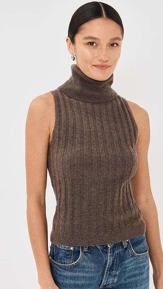 Reformation Rowyn Cashmere Turtleneck Tank | Shopbop Product Image