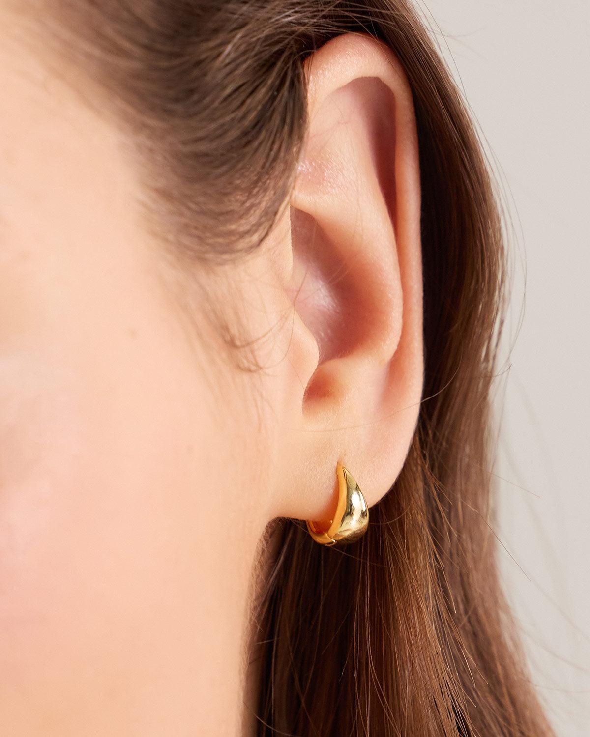 Metal Droplet Earrings Product Image