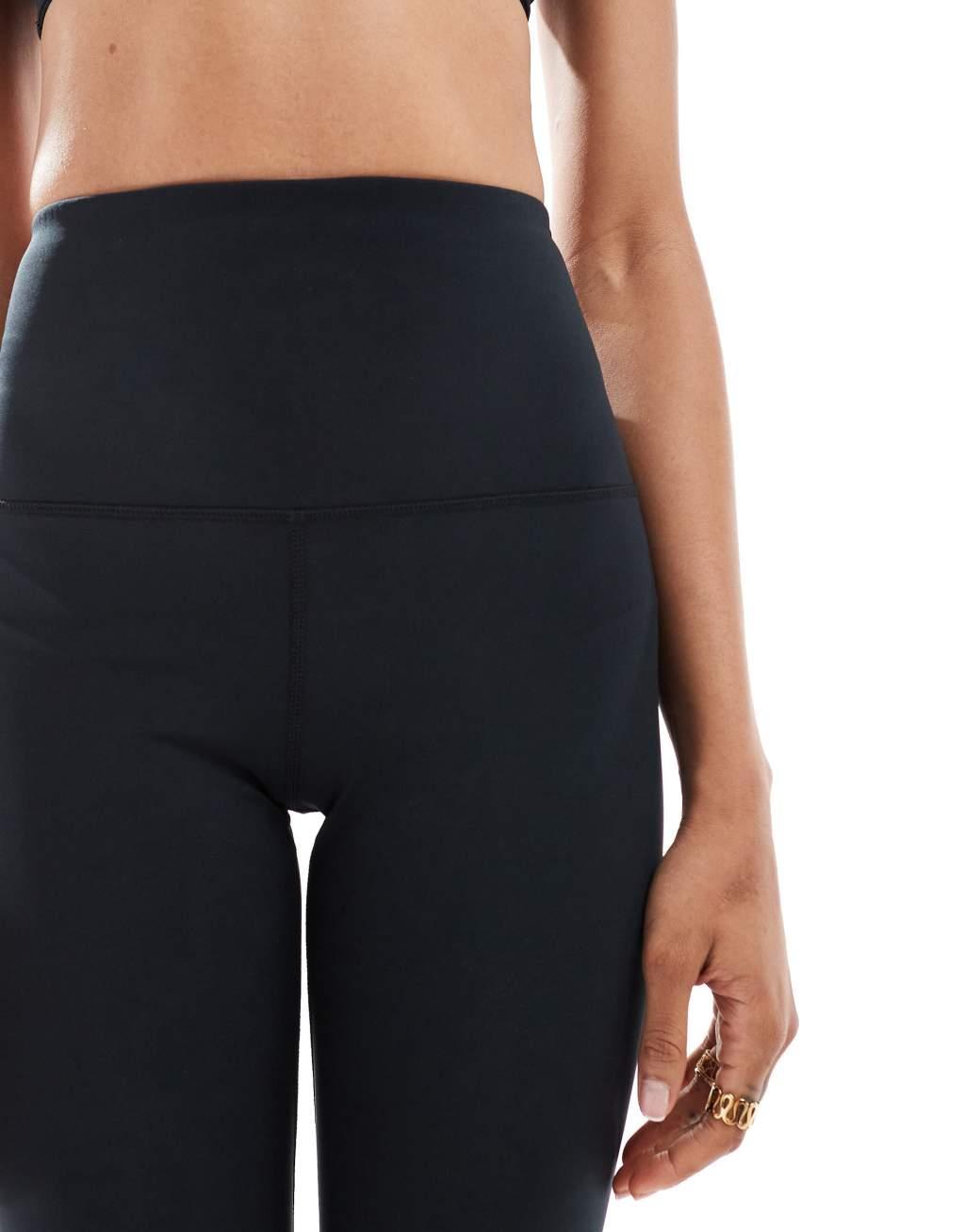 ASOS 4505 Tall Icon booty sculpt gym leggings with inner pocket in black Product Image