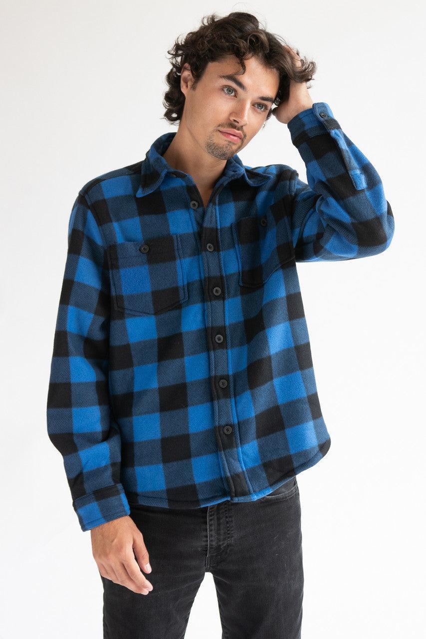 Flannel Sherpa Jacket Product Image